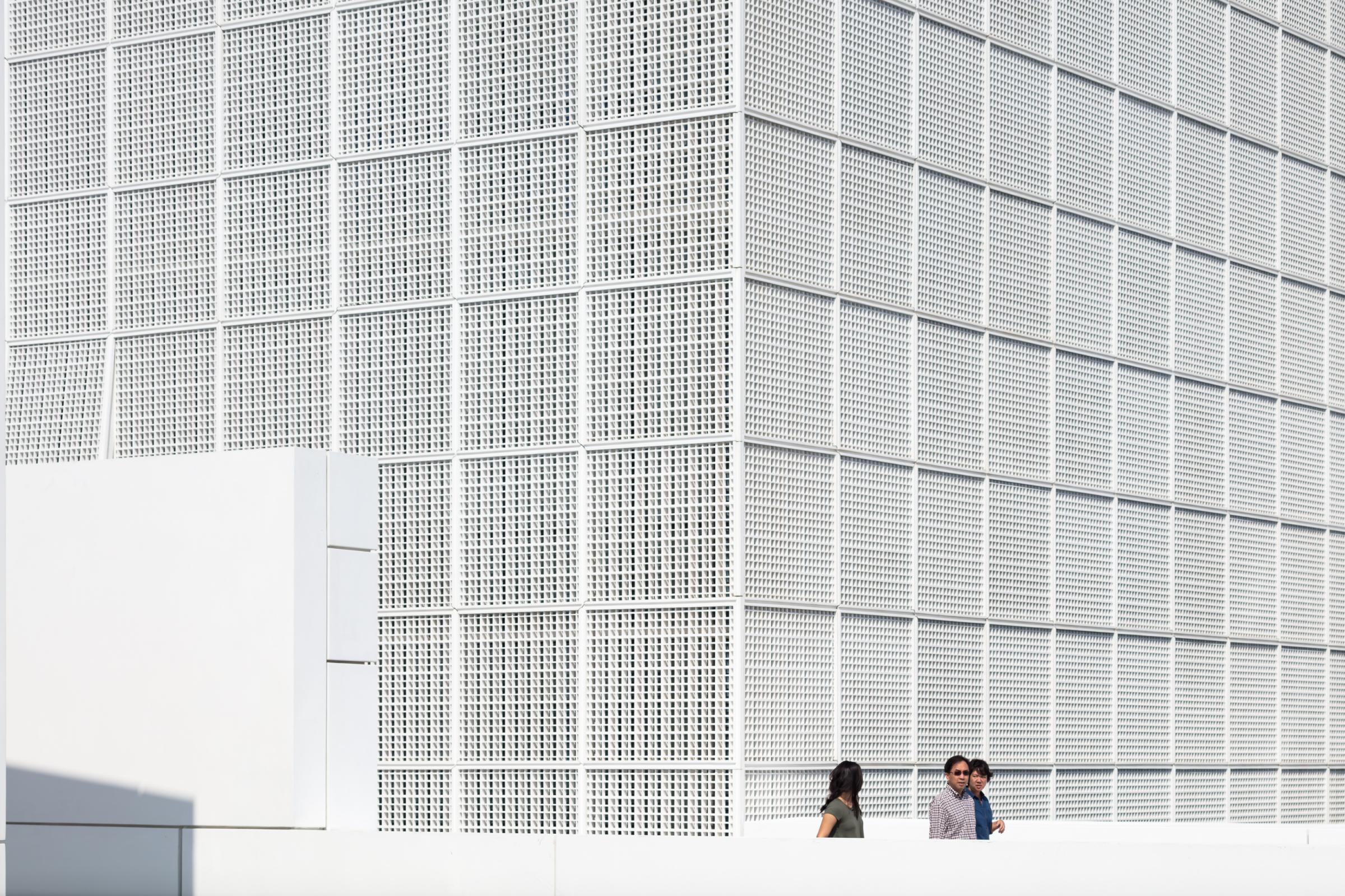 Photograph of Louvre Abu Dhabi, designed by Ateliers Jean Nouvel and located in Abu Dhabi, United Arab Emirates