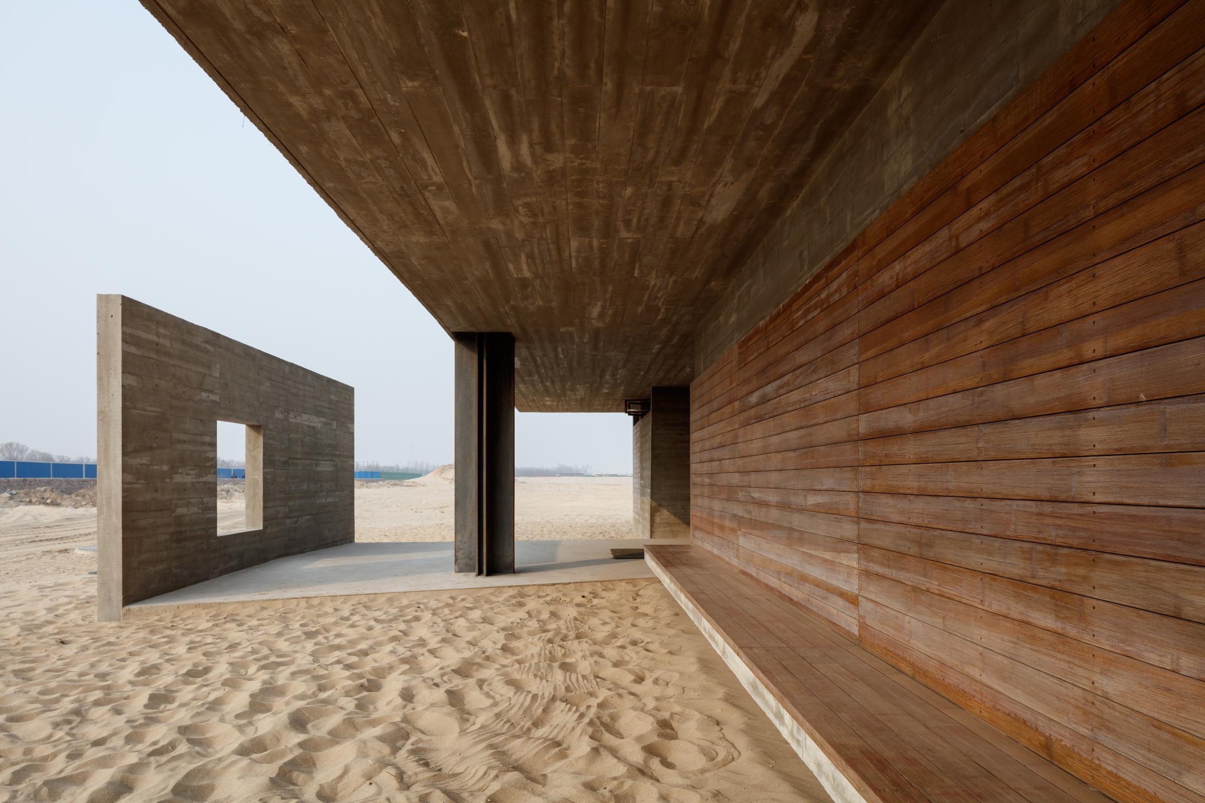 Photograph of Seashore Library, designed by Vector Architects and located in Beidaihe, China